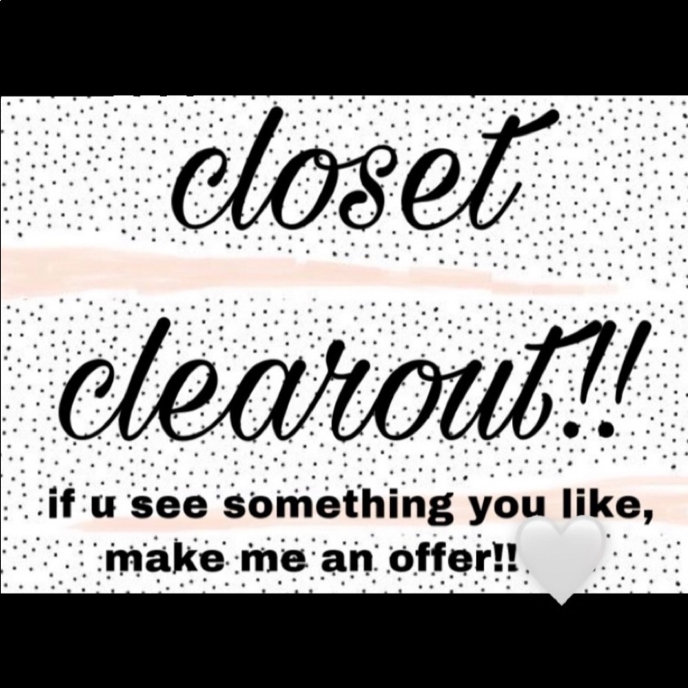 Closet clear out!!! 🥰